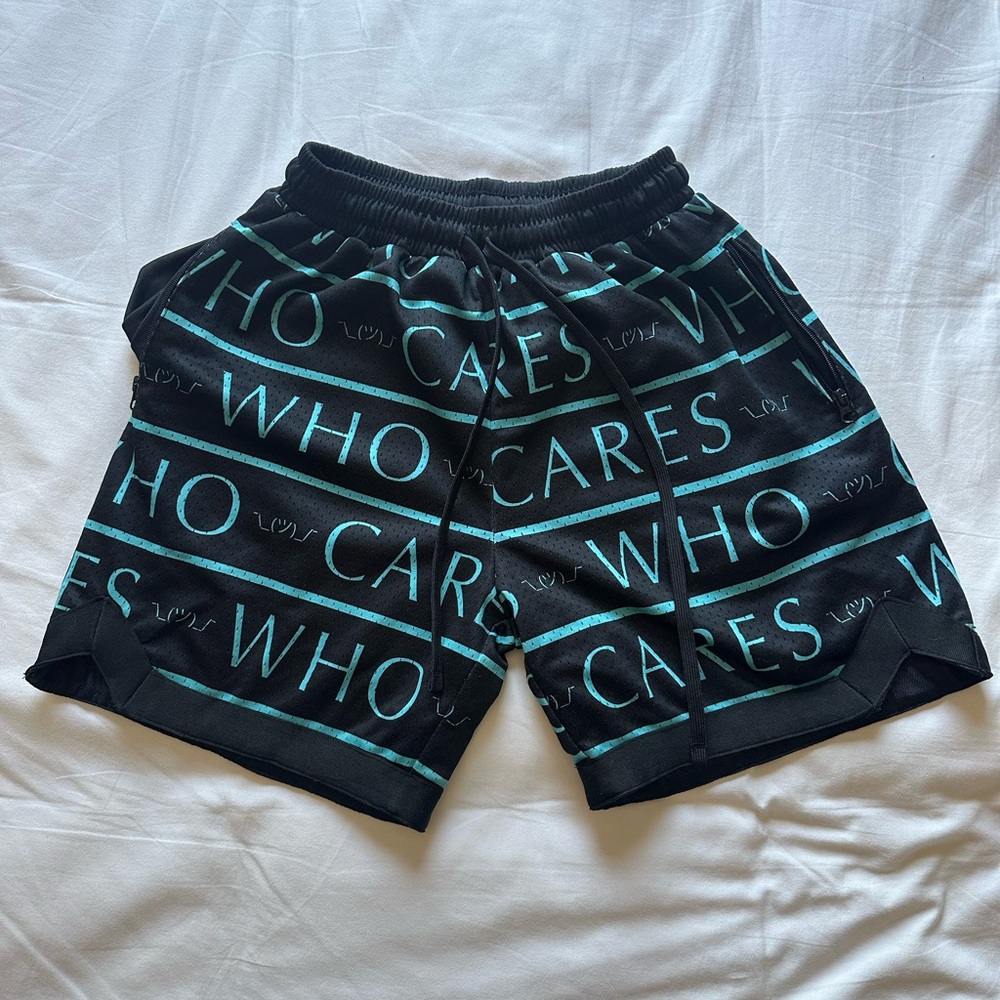 WhoCares Versace shorts black and blue